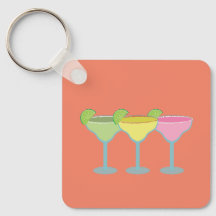 Margarita Glazen Sleutelhanger