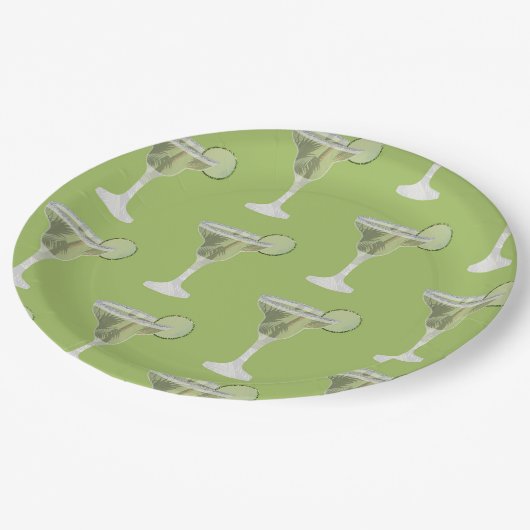 Margarita Green Papieren Bordje (Gekanteld)