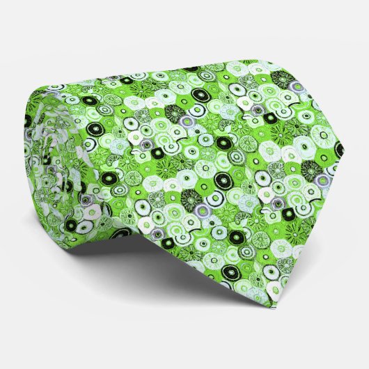 Margarita Green Stropdas (Opgerold)