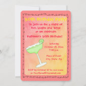 Margarita Guacamole 30th Birthday Party Invitation Kaart (Achterkant)