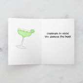 Margarita Guacamole gefeliciteerd Celebrate Kaart (Binnen)