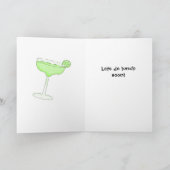 Margarita Guacamole Vriendin Friendship Kaart (Binnen)