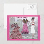 Margarita, het Briefkaart van de kleine zigeunerpo (Voorkant / Achterkant)