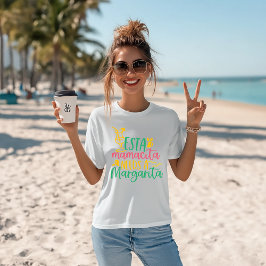 Margarita Humor "Esta Mamacita heeft een Margarita T-shirt