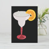 Margarita Invitation Kaart (Staand voorkant)