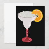 Margarita Invitation Kaart (Voorkant / Achterkant)