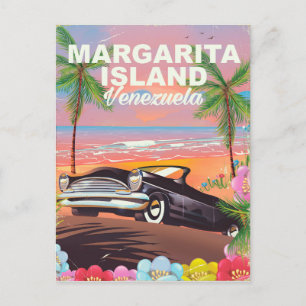 Margarita Island - Venezolaanse reisposter Briefkaart