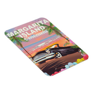 Margarita Island - Venezolaanse reisposter Magneet