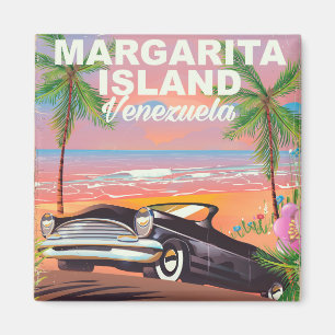 Margarita Island - Venezolaanse reisposter Magneet