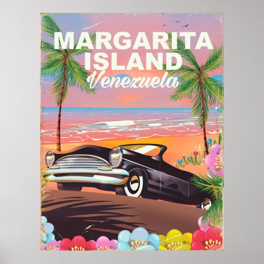 Margarita Island - Venezolaanse reisposter Poster (Voorkant)