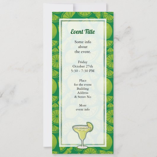 Margarita Kaart (Achterkant)