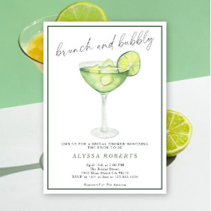 Margarita Lime Brunch en bubbels Kaart