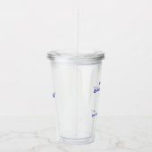 Margarita Lime vrijgezellenfeest cadeau Acryl Drinkbeker (Rechts)