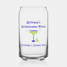Margarita Limoen Bachelorette Fiesta Party Favorie Blikvorm Glas