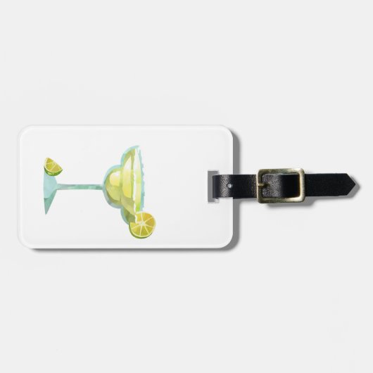 Margarita Lover Limes Tequila Mexico Bagagelabel (Voorkant horizontaal)