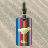 Margarita Lover Limes Tequila Mexico Serape Bagagelabel
