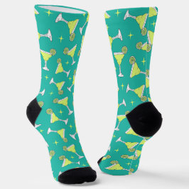 Margarita Lover Retro Cocktails Patroon Sokken