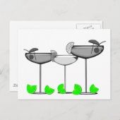 Margarita Lovers with Limes T-Shirts & Gifts Briefkaart (Voorkant / Achterkant)