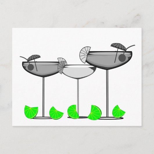 Margarita Lovers with Limes T-Shirts & Gifts Briefkaart (Voorkant)