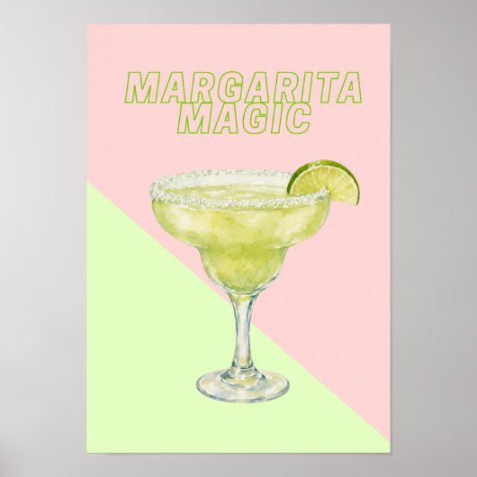 Margarita Magic Muurkunst Poster (Voorkant)