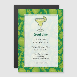 Margarita Magnetic Invitation
