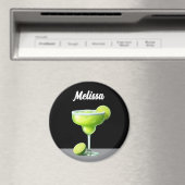 Margarita Mama Aangepaste ronde magneet (Insitu (Vaatwasser))