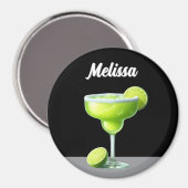 Margarita Mama Aangepaste ronde magneet (Voorkant / Achterkant)