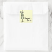 Margarita mama briefpapier sticker (Tas)