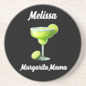 Margarita Mama! Leuk cadeau op maat Zandsteen Onderzetter (Voorkant)