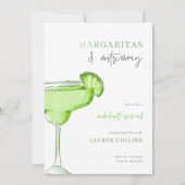 Margarita Margs en Matrimony Bachelorette Uitnodig Kaart (Voorkant)