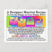 Margarita Martini Recept Briefkaart (Voorkant)