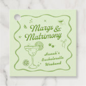 Margarita Meisjesuitje Bedankjes Labels (Voorkant)