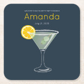 Margarita Meisjesuitje Kartonnen Onderzetters (Voorkant)