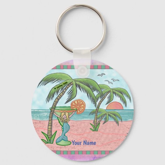 Margarita Mermaid Sleutelhanger (Voorkant)