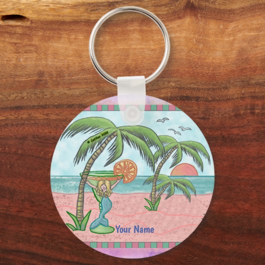 Margarita Mermaid Sleutelhanger (Voorkant)