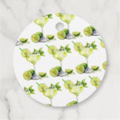 Margarita Mexicaans Feest Bruidsjurk Shower Bedankjes Labels (Achterkant)