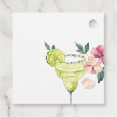 Margarita Mexicaans Feest Bruidsjurk Shower Bedankjes Labels (Achterkant)