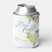 Margarita Mexicaans Feest Bruidsjurk Shower Blikjeskoeler (Blikje Voorkant)