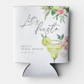 Margarita Mexicaans Feest Bruidsjurk Shower Blikjeskoeler (Voorkant)