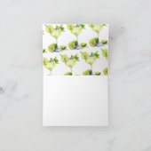 Margarita Mexicaans Feest Bruidsmeisjes Bruiloft Bedankkaart (Binnen)