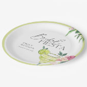 Margarita Mexicaans Feest Bruidsmeisjesborrel Papieren Bordje (Gekanteld)