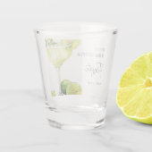 Margarita Mexicaans Feest Bruiloft Brunch Shot Glas (Achterkant)