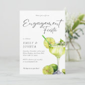 Margarita Mexicaans Verloving Fiesta Kaart (Staand voorkant)