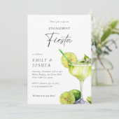 Margarita Mexicaans Verloving Fiesta Kaart (Staand voorkant)