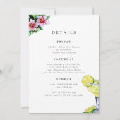 Margarita Mexicaans vrijgezellenweekend Kaart (Achterkant)