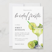 Margarita Mexican Fiesta Floral Vrijgezellenfeest Kaart (Voorkant)