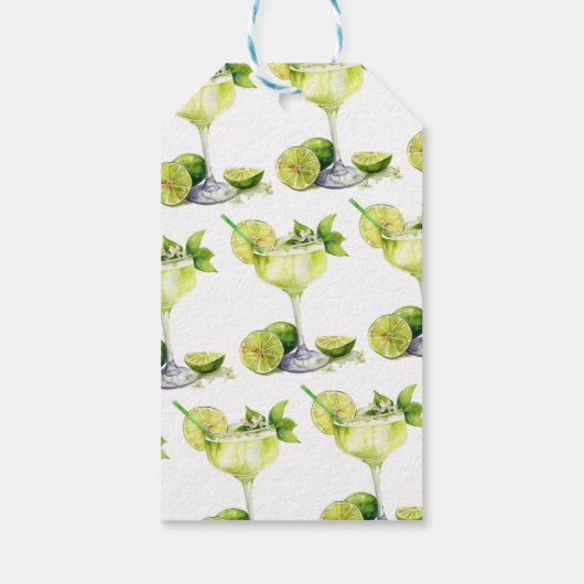 Margarita Mexican Fiesta Vrijgezellenfeest Cadeaulabel (Achterkant)