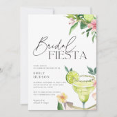 Margarita Mexican Fiesta Vrijgezellenfeest Kaart (Voorkant)