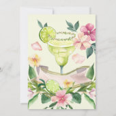 Margarita Mexican Fiesta Vrijgezellenfeest Kaart (Achterkant)