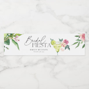 Margarita Mexican Fiesta Vrijgezellenfeest Waterfles Etiket